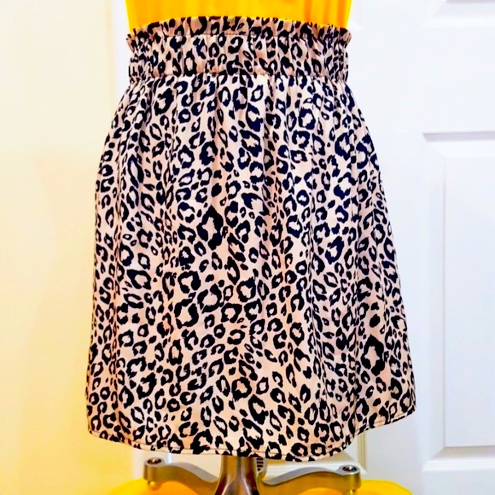 Miami Leopard Skirt